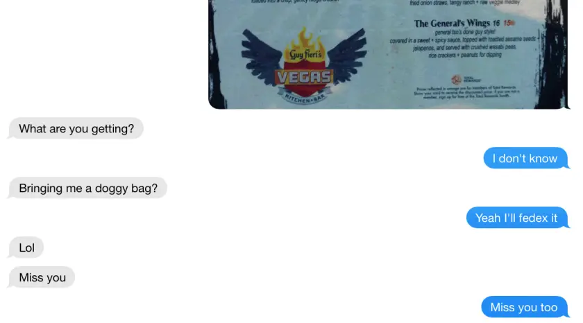 Message to Andrea: Full transcript below. sms