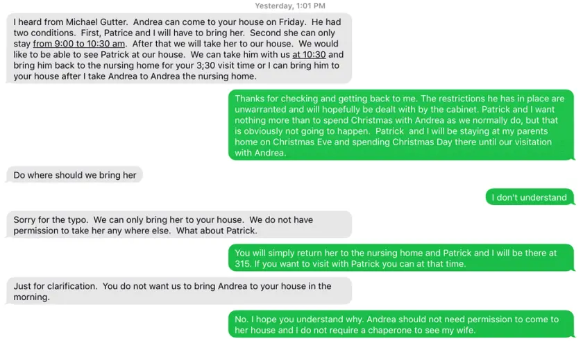 Message from John Hayes: Full transcript below. sms